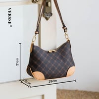 شنطة نسائية مميزة ماركة VERSSE VE018 لون COFFEE