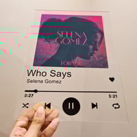 لوح موسيقي سيلينا قوميز لأغنية who says