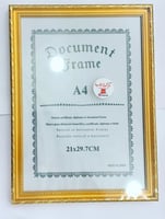 برواز صور A4 ايطار ذهبي