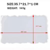 قالب سلكون حواف متعرجة 21.7*35.7سم