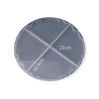 قالب سلكون كوستر دئري مقسم 4 قسم