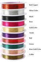 سلك نحاس ملون 10حبه