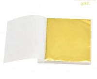 ورق ذهب شرئح ١٤x١٤سم. ذهبي