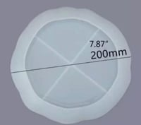 قالب سلكون صحن مقاس 20سم