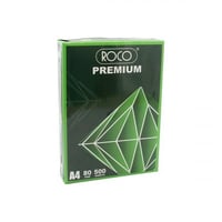 ورق تصوير ابيض روكو A4 ربطه 500 ورقه 80 جرام