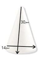 فلين هرمي ابيض 14-30 سم