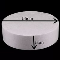 فلين ابيض مضغوط دئري 55سم* 5 سم