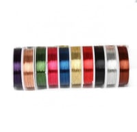 سلك نحاس ملون 10حبه