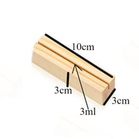 قاعده خشبيه 10 سم طول ارتفاع 3 سم السعه الداخليه 3...