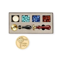 ختم الشمع مع شمع واداه تسخين الشمع23*11رقم187