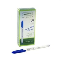 قلم جاف روكو ازرق علبه 10 قلم