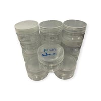 علبه شفافه مقاس 6*4سم. 50 مل 12 حبه