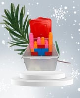 مكعبات تعليميه تركيب بلاستيك 20 قطعه