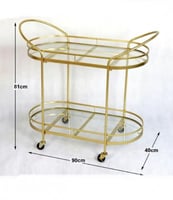 عربه تقديم ضيافه حديد