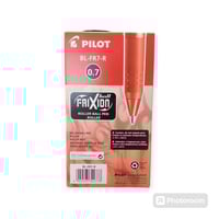 قلم مع محايه بايلت ياباني احمر علبة ١٢ قلم