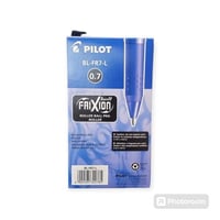 قلم مع محايه بايلت ياباني ازرق علبة ١٢قلم