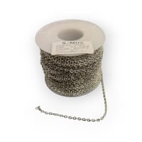 سلسال فضي 30يارد رقم294 مقاس0.6 7-1