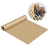 رول تغليف هدايا ورق بني الطول35 يارد*العرض70سم