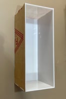 قالب اكريلك سماكه 3 ملي الطول 25 سم العرض 10 سم ال...