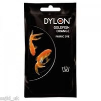 صبغه قماش 50 جرام من شركه ديلون برتقالي