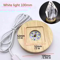 قاعده خشبيه20سم مع اضائه لد 180 W خط 220 V