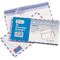 ظروف رسائل أظراف ملونه ازرق واحمر شد 25 ظرف