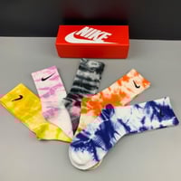 Nike socks | طقم جوارب نايك متوسطة من 5 قطع