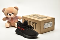 Yeezy Boost 350 V2 'Black Red' Kids اطفال