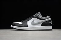 Air Jordan 1 low black GREY/WHITE