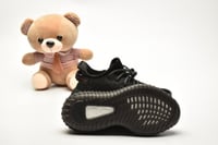 Yeezy Boost 350 V2 'Black' (Reflective) Kids اطفال