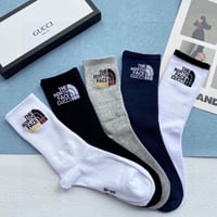Gucci socks | طقم جوارب غوتشي متوسطة من 5 قطع