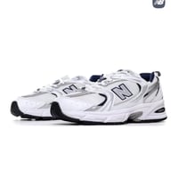 New Balance 530 White Silver | نيو بالانس 530 أبيض