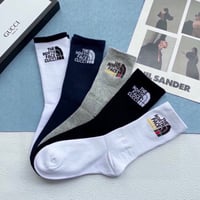 Gucci socks | طقم جوارب غوتشي متوسطة من 5 قطع
