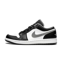 Air Jordan 1 low black GREY/WHITE