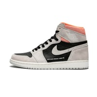 Jordan 1 Retro High Neutral Grey Hyper Crimson