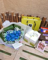 باقة ورد مع ربع باتشي