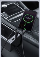 منظم الاغراض الذكي للسيارة بمدخلين شحن