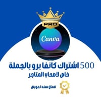 500 اشتراك كانفا برو بالجملة Canva Pro Panel