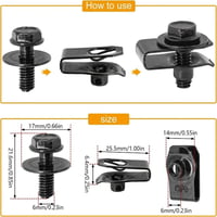 عدد 10 حبات كلبسات بطانة معدنية