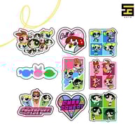 ستيكرات-شخصيات فتيات القوة