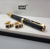 طقم قلم مع كبك مونت بلاك