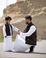 سديري دبل فيس اسود مع رمادي