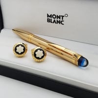 طقم قلم مع كبك مونت بلاك