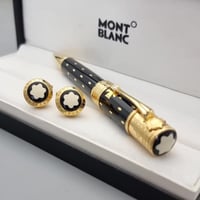 طقم قلم مع كبك مونت بلاك