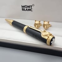 طقم قلم مع كبك مونت بلاك