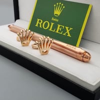 طقم قلم مع كبك رولكس