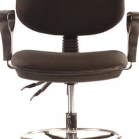 470-كرسي بار مرتفع مع الظهر بمساند للأرجل من القما...