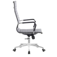 316- كرسي أكوا جلد أسود