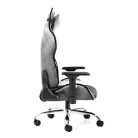 5241-كرسي قيمنق إكس ليدر رمادي مخمل