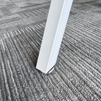 927-مكتب ثابت سطح أبيض ميلامين 120*60*73